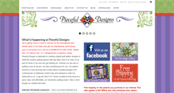 Desktop Screenshot of piecefuldesigns.com